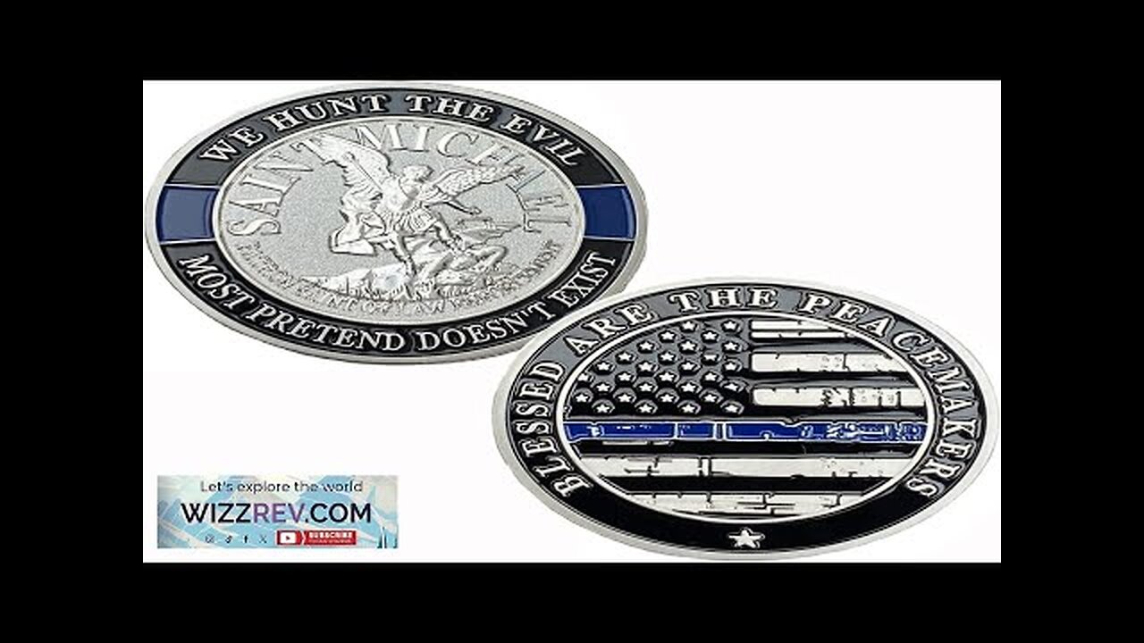 Saint Michael Patron Saint of Law Enforcement Challenge Coin The Thin Blue Review