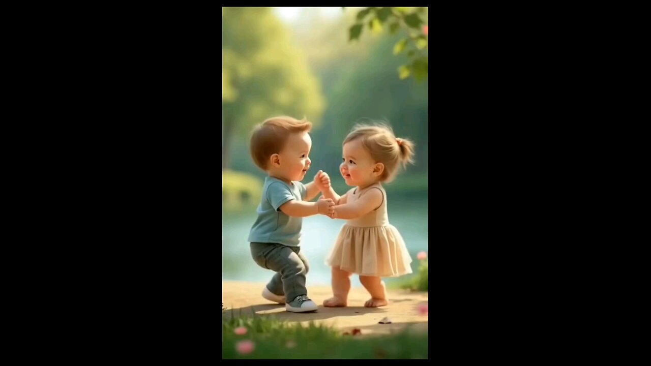 "Adorable Toddlers Dancing in Nature | Heartwarming Moments"