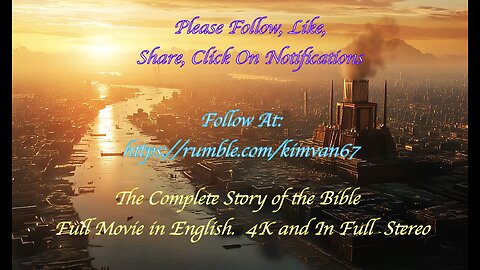 The Complete Story of the Bible Full Movie in English. {4K and In Full Stereo}