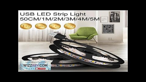 USB Strip Light LED Flexible Lamp Ribbon Diode Tape Lights 2835SMD LED Review