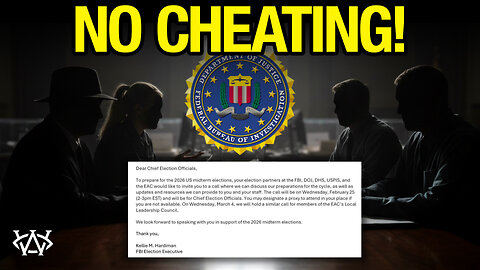 FBI "SUMMONS" Election Officials!