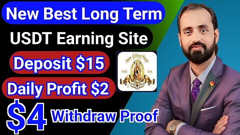Today New Best Long Term USDT Money Making Platform | Best Way To Make Money Online