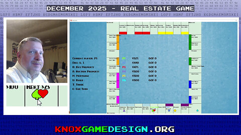 Real Estate Game - Knox Game Design, December 2025