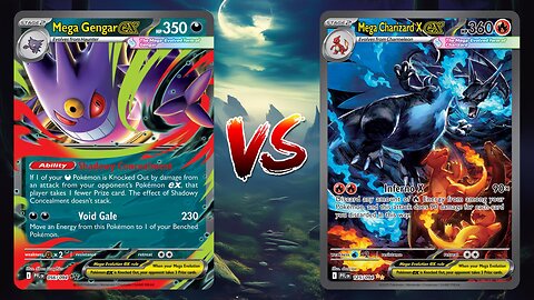 Pokemon TCG Live Mega Gengar EX VS Mega Charizard X EX Pidgeot EX!!