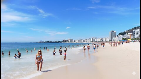 A sunny day in Brazil on the weekend before Carnival.