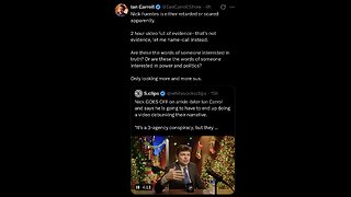 Ian Carroll ~ Nick Fuentes is either retarded or scared apparently