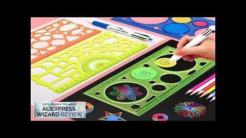 Geometry Spirograph Drawing Stencils Set Painting Template Art Crafts Creative Kids Review