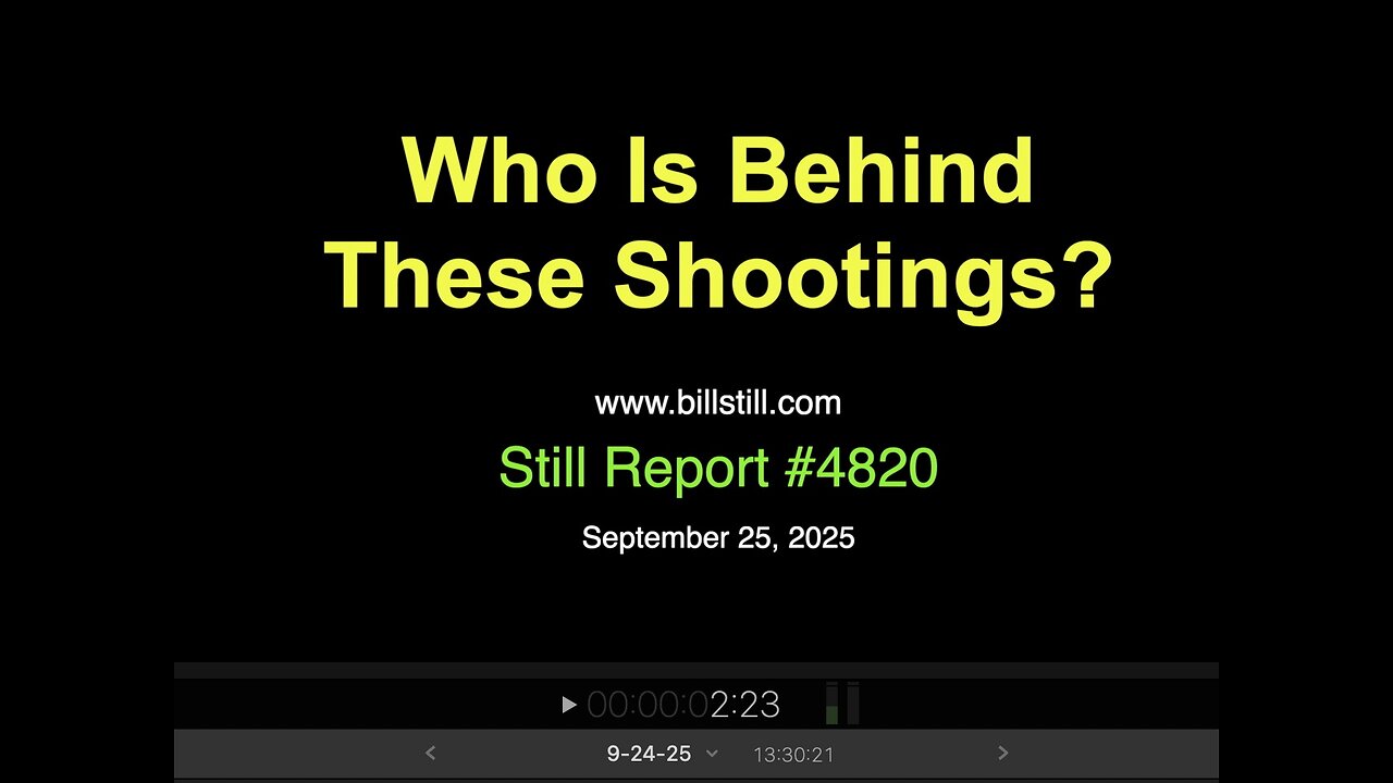Who Is Behind These Shootings?, 4820