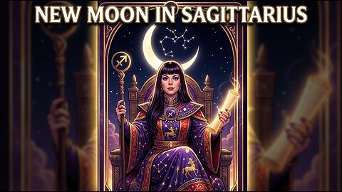 NEW MOON IN SAGITTARIUS - Dec 19 2025