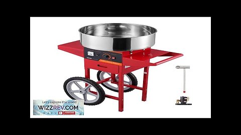 VEVOR Electric Cotton Candy Machine with Cart 1000W Commercial Candy Floss Maker Review