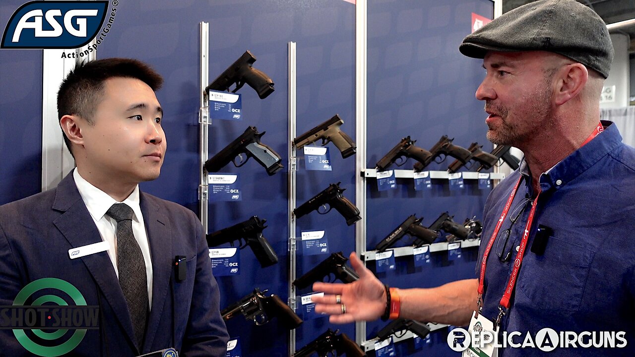 SHOT Show Las Vegas 2025 Replica Airguns ASG Interview