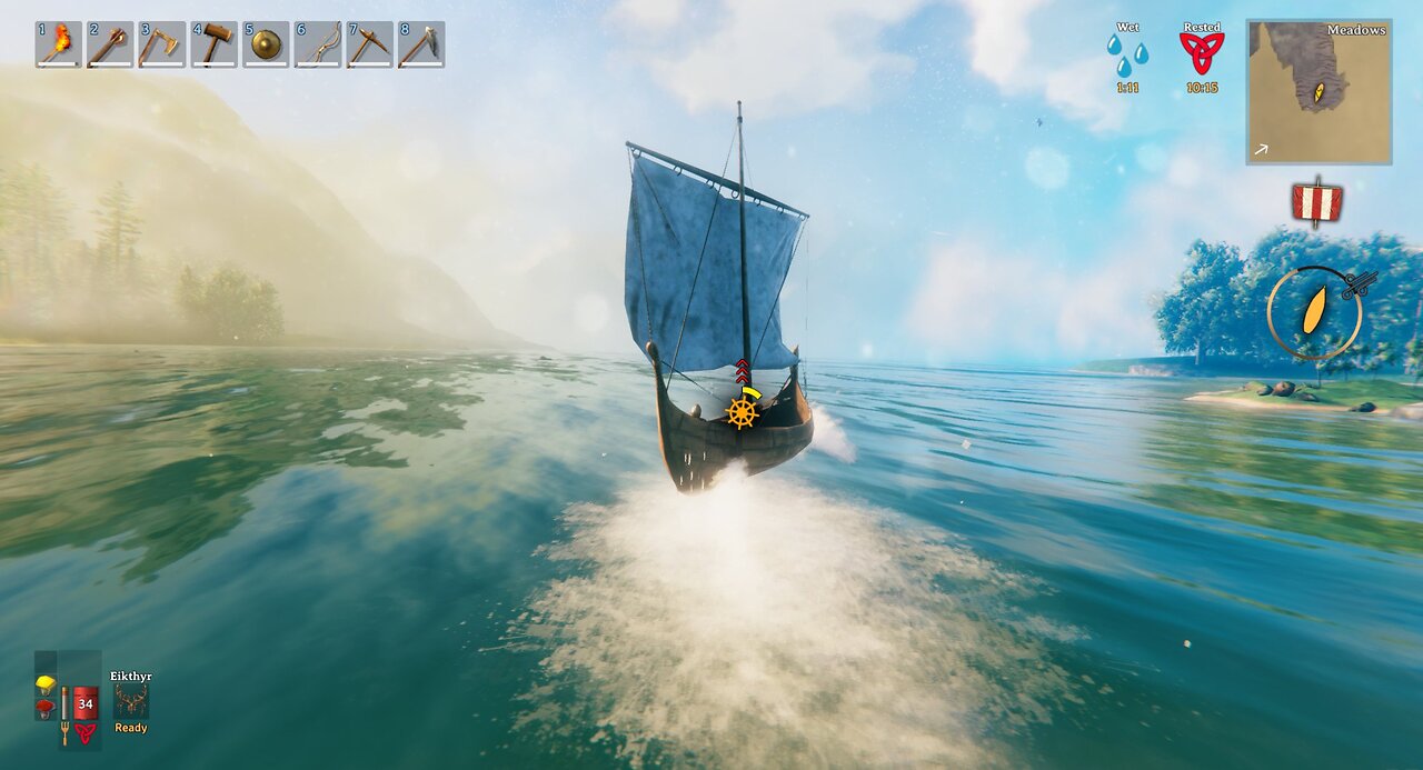 Valheim - Sailing to Bonemass - The part you tubers don't show you