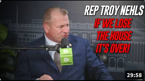 EXCLUSIVE: TX Rep Troy Nehls Is Totally Backing Trump's MAGA Agenda and Tells The War Room "If We Lose The House, It's Over!"