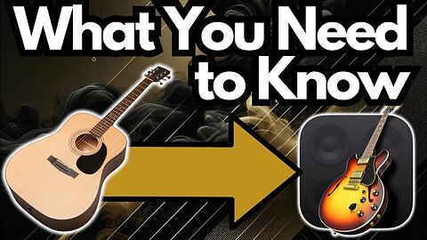 How to Record Acoustic Guitar in GarageBand