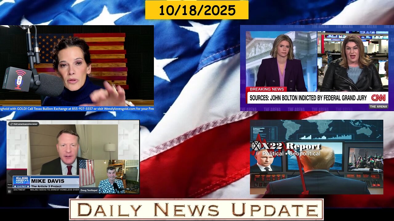 EP1719 | Wendy Bell: INDICTED, ACLJ: John Bolton, Doug In Exile: Schiff, X22 Report: Antifa Arrest