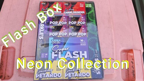 Dirk - Neon Collection Flash box - Cat 1 Vuurwerk Pakket