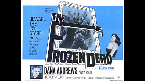 1967 Mad Scientist Dana Andrews raises The FROZEN DEAD to revive the Third Reich