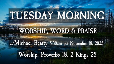 🌤️TUESDAY MORNING✝️