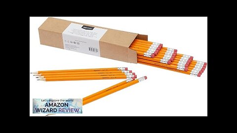 Amazon Basics Woodcased #2 Pencils Pre-sharpened HB Lead 30 count Orange Review