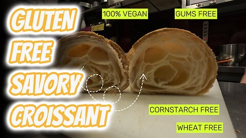 Glutenfree Savory Croissant | glutenfree | wheatfree | cornstarch free | 100% vegan