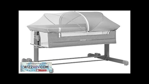 VEVOR Baby Bassinet 5-Level Height Adjustable Baby Bassinet Bedside Sleeper with Comfy Review