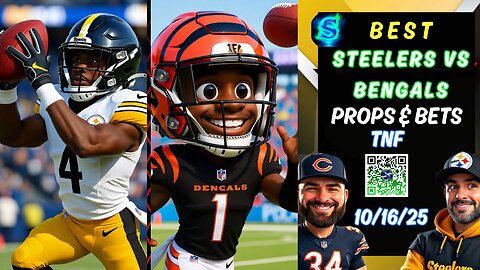 🚨HOT NFL Steelers vs Bengals Thursday Night Football Picks | FREE NFL Picks & Player Props!