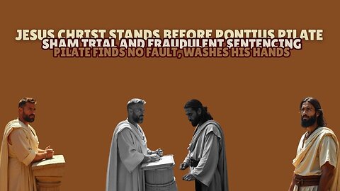 Christ Stands Before Pilate: Sentence of Christ