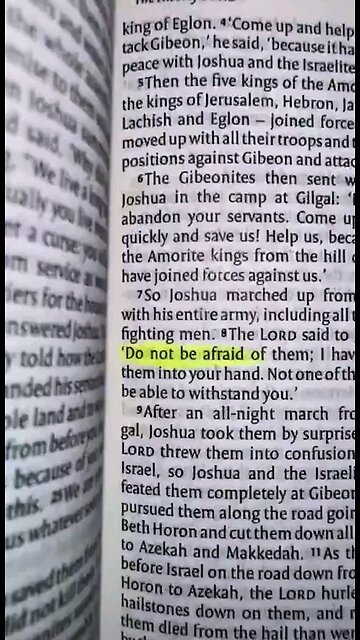 Daily Reminder: Do Not Be Afraid