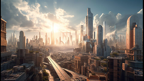 Veo 3 AI: City of the Future | Gritty Streets to Utopian Skyline in Seconds