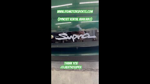 MK4 Toyota Supra @jade98supra in for Dyno Rental