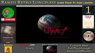 Sid Meier's CivNet | 1995 | PC Game | Warlord | Random Map | Egyptian - Episode #1 | Longplay