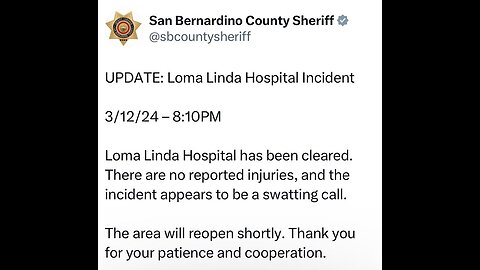 Massive police response to “possible armed individual” at Loma Linda University