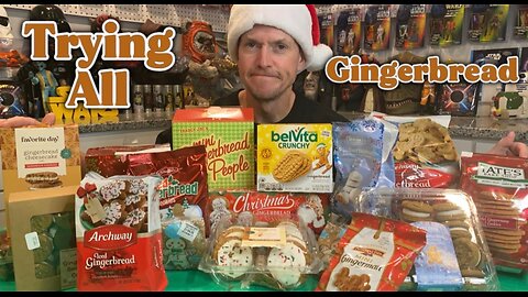 Trying all of the Gingerbread Snacks from Christmas 2025