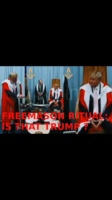 🔲🔺 FREEMASON RITUAL ▪️ IS THAT TRUMP❓