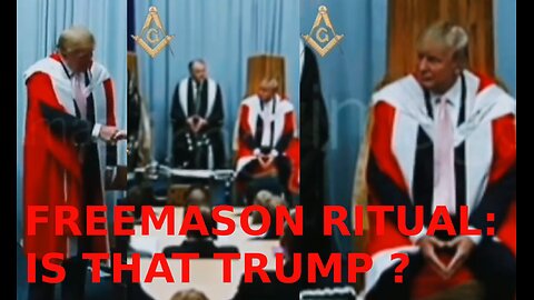 🔲🔺 FREEMASON RITUAL ▪️ IS THAT TRUMP❓