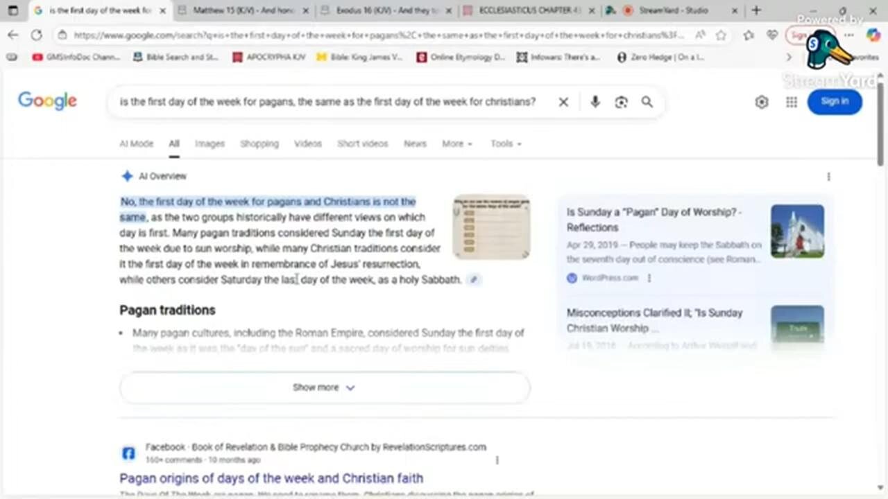 Teaching For Doctrines The Commandments Of Men - GMS - Greatmillstone