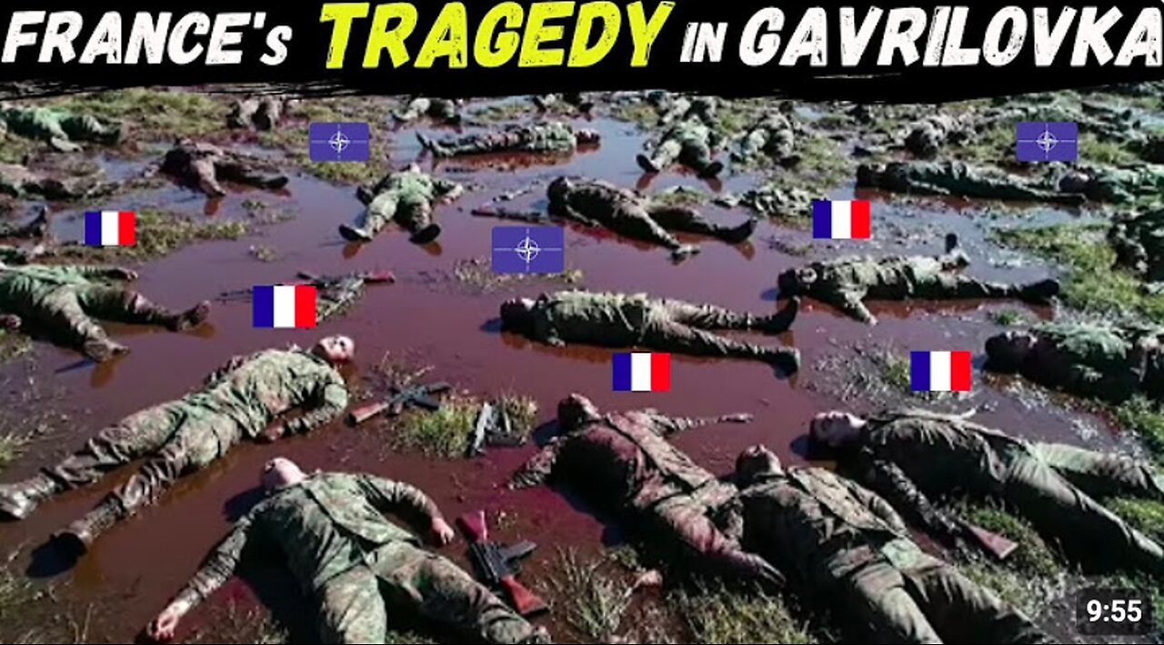 Russia used the world's most powerful aerial bomb against French army officers in Gavrilovka