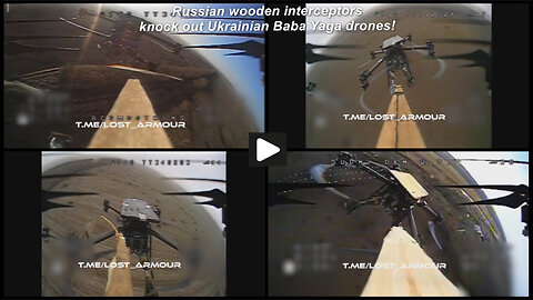 Russian FPV drones with a "wooden interceptor" shoot down Ukrainian drones