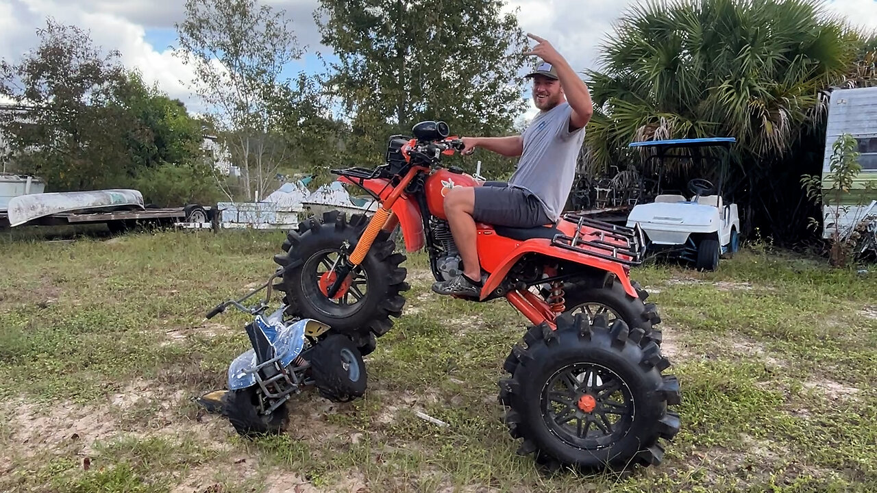 86 Honda Lifted Big Red Monster