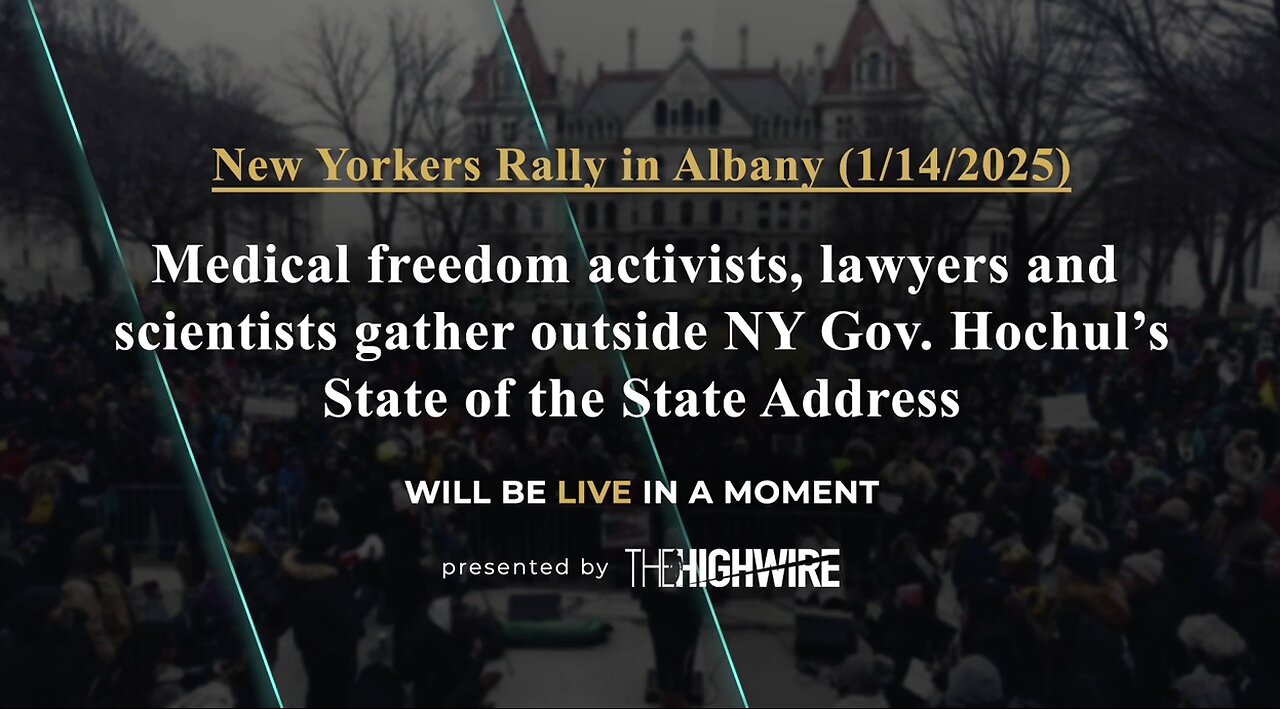 Protest Outside NY Gov. Hochul’s State of the State Address