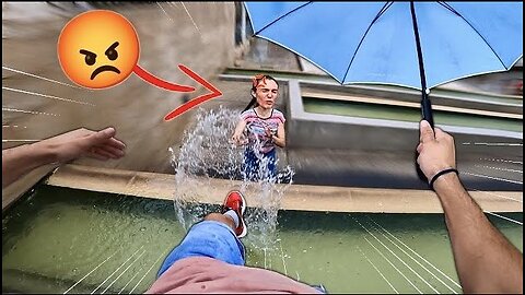 I STEAL HER UMBRELLA (Epic Parkour Chase)