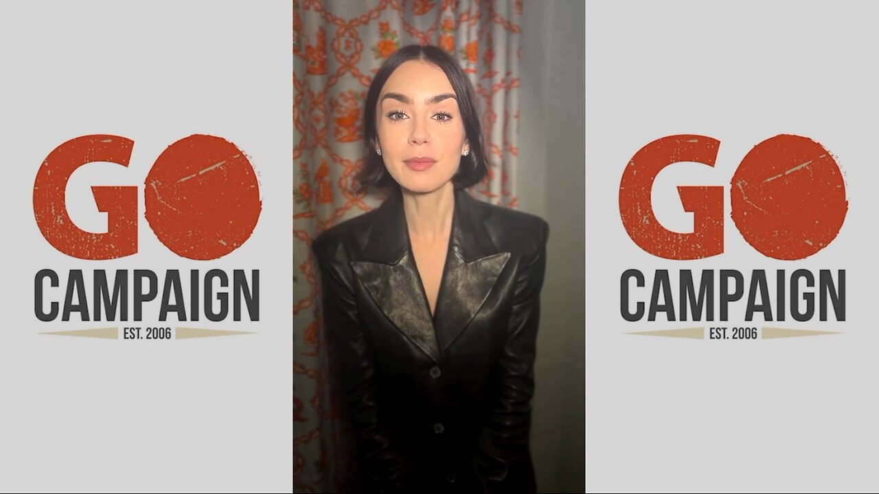 Lily Collins Backs GO Campaign: Helping Kids Globally!