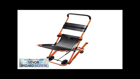 VEVOR Manual Stair Chair 350 lbs Load Capacity Foldable Emergency Stair Wheelchair Review