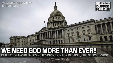 E2023: America Needs God Now More Than Ever!! 01/15/25