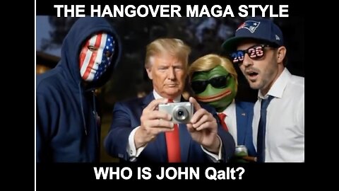 JOHN QALT W/ "THE HANGOVER" MAGA STYLE. PARTY LIKE IT'S 1776