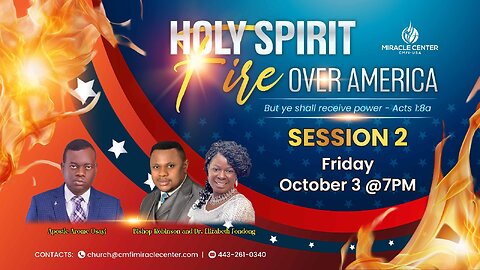 LIVE!🔥HOLY SPIRIT FIRE OVER AMERICA - SESSION 2 | APOSTLE AROME OSAYI