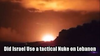 Did Israel Use a Tactical Nuke on Lebanon?