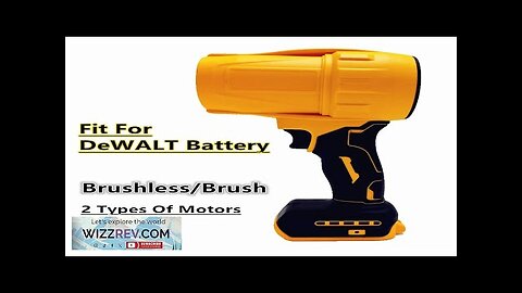 Fit For Dewalt 20V Battery Air Blower Jet Turbo Fan Portable Violent Review