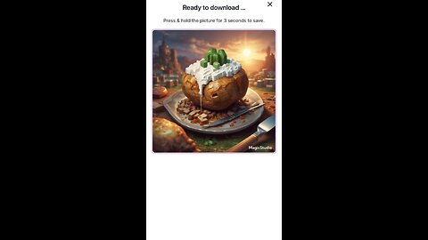 A lovely baked potato with sour cream #minecraftblock on a plate