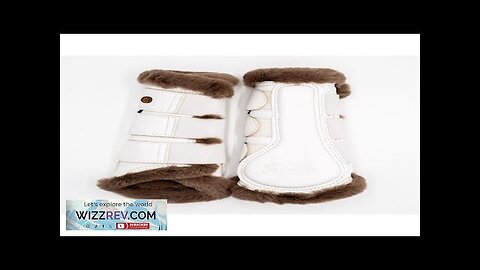 ROYAL EQUESTRIAN LINED BRUSHING BOOTS WHITE BROWN Review